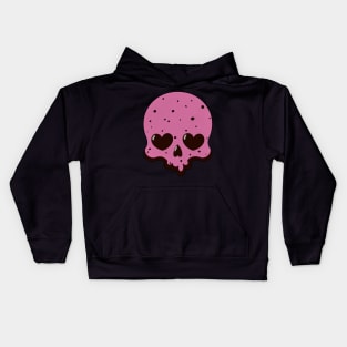 Skulls in the Dessert- Raspberry Chocolate Chip Kids Hoodie